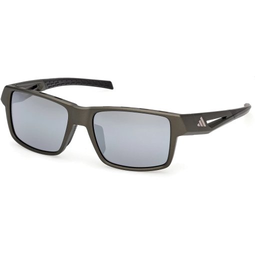Produktbild von adidas Kleon SP0125 Brille - Matte Dark Green / Smoke Mirror