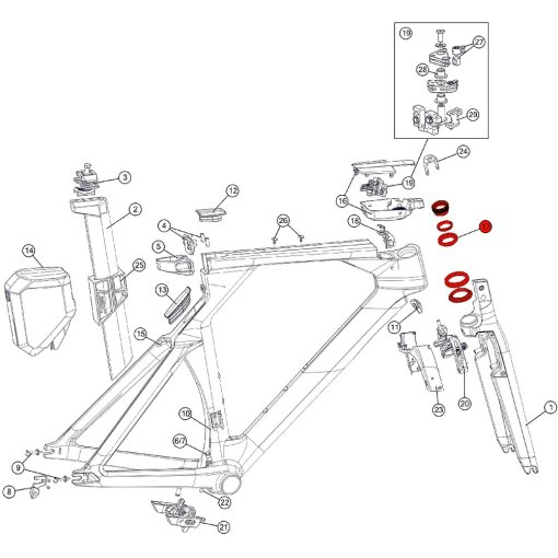 Produktbild von BMC Steuersatz für Timemachine 01 / 01 Disc (MJ 2019) - 301643