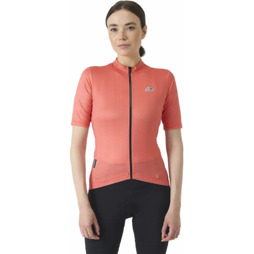 Foto de Café du Cycliste Maillot de Manga Corta Mujer - Fleurette - fire