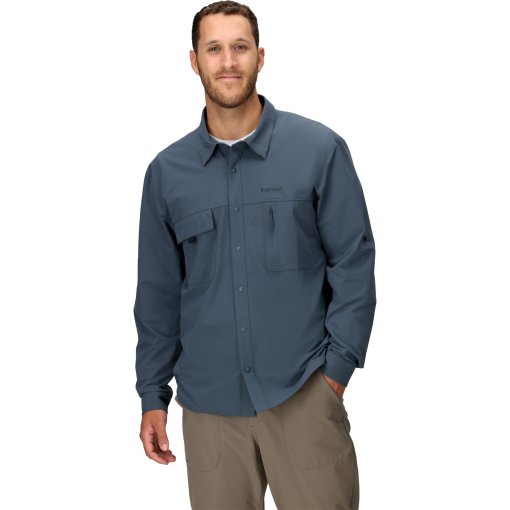 Foto de Marmot Camisa de Manga Larga Hombre - AirExchange SolarShield - thunderhead