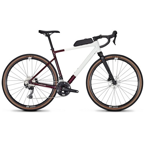 Productfoto van FOCUS ATLAS 6.8 - Gravelbike - 2025 - White / Mahagonyred glossy
