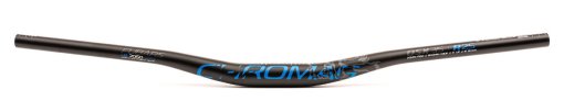 Photo produit de CHROMAG Fubars OSX 35 Low Riser MTB Handlebar 35mm Rise - black / blue