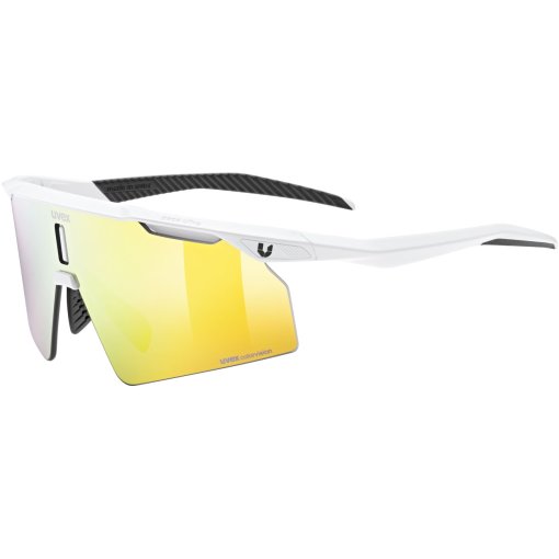 Productfoto van Uvex Ultimate Pace Ultra CV Brillen - white matt/yummy yellow