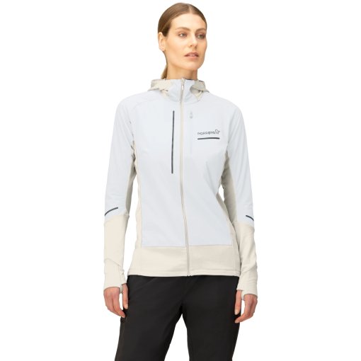 Foto de Norrona Chaqueta Mujer - senja Alpha90 Zip Hood - Snow White