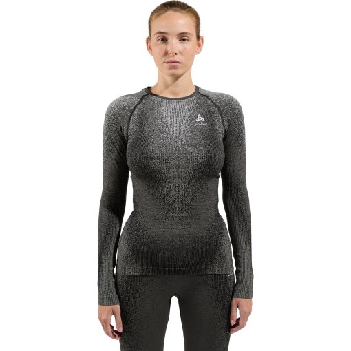 Foto de Odlo Camiseta Interior Manga Larga Mujer - POW Blackcomb Crew - negro
