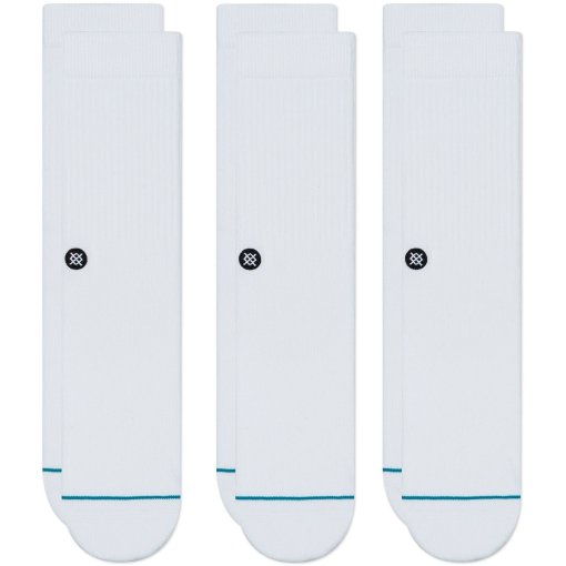 Foto de Stance Calcetines Unisex - Pack de 3 - Icon Crew - blanco