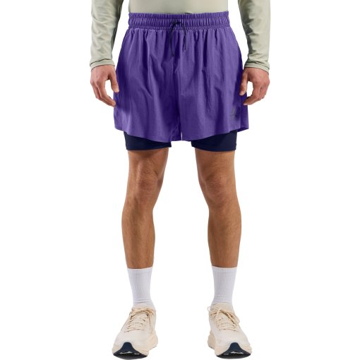 Foto de Odlo Pantalones Cortos Running Hombre - Zeroweight 5 Inch 2-in-1 2.0 - afterparty - eclipse