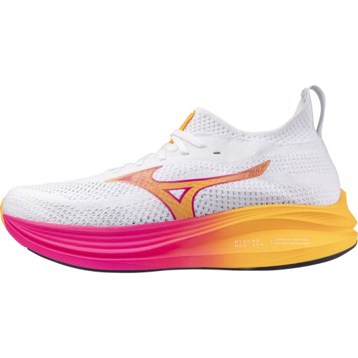 Foto de Mizuno Zapatillas Running Unisex - Neo Zen - Blanco/Tang Orange/Pink Tetra