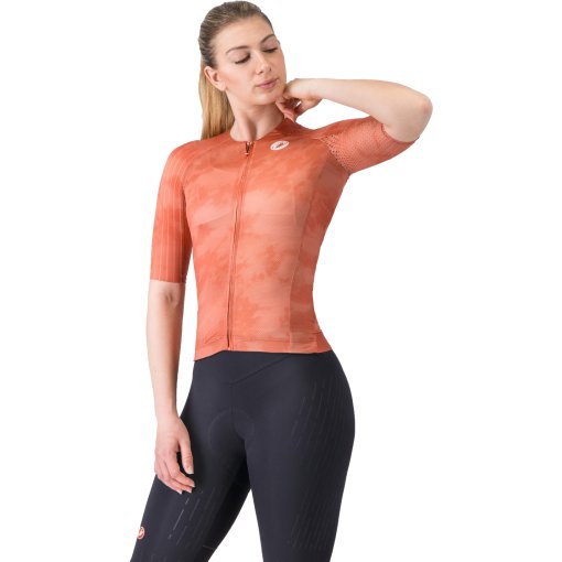 Picture of Castelli Aero Race 8S Jersey Women - paprika 655