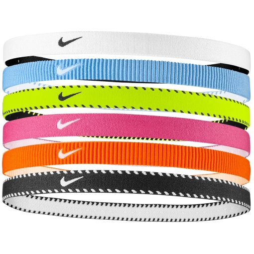 Produktbild von Nike Flex Classic Haarbänder - 6 Pack - volt/vivid pink/white 702