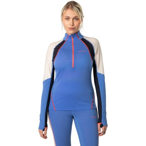 Foto de Kari Traa Camiseta Interior Manga Larga Mujer - Alma Half Zip - sea