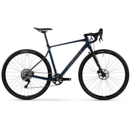 Immagine prodotto da Ghost Bicicletta Gravel Carbonio - ASKET CF Full Party - 2025 - metallic dark blue / carbon showing - glossy