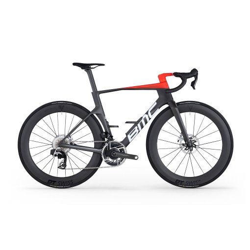 Foto de BMC Bicicleta de Carretera Carbono - TEAMMACHINE R 01 ONE - 2026 - carbon / neon red