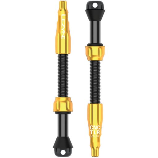 Productfoto van Lezyne CNC Pro Tubeless Ventiel - 60 mm - gold