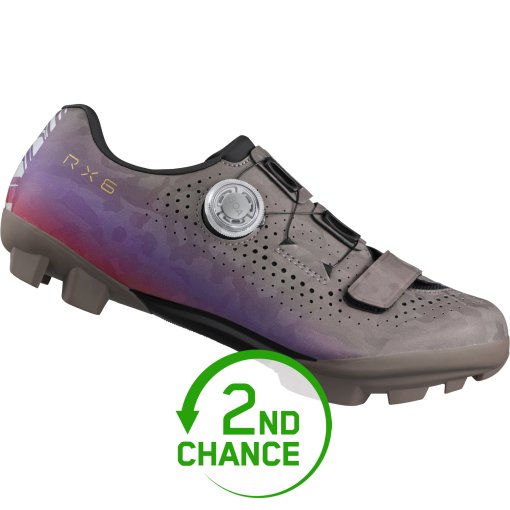 Produktbild von Shimano SH-RX600 Gravel Bike Schuhe Damen - Gray/Purple - B-Ware