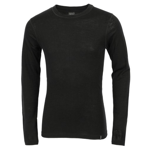 Productfoto van P.A.C. Original Merino Heren-hemd met lange mouwen - Black