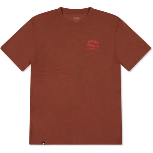 Foto de Mons Royale Icon Merino Camiseta para hombres - cinnamon