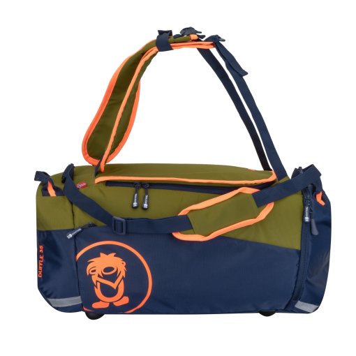 Photo produit de Trollkids Sacoche de Voyage Enfant 35L - Spruce Green/Navy/Vivid Orange