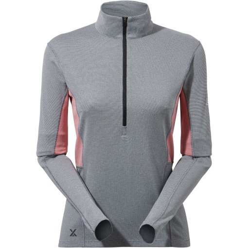 Foto de Berghaus Camiseta de Manga Larga Mujer - MTN Guide Half Zip - Jet Black/Goji Berry