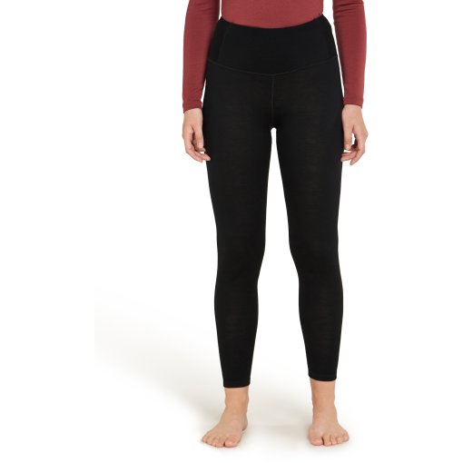 Foto de Icebreaker Calzoncillo Largo Mujer - Merino 260 Tech High Rise - Negro