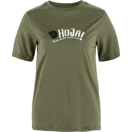 Foto de Fjällräven Camiseta Mujer - Hoja Wool - laurel green