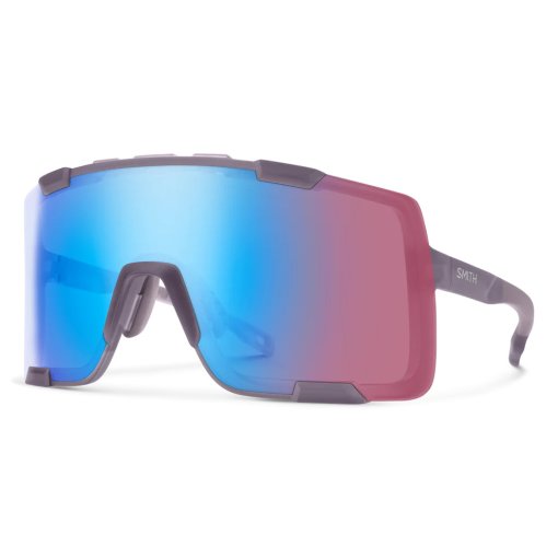 Productfoto van Smith Syncline Brillen - Matte Meteorite Crystal | ChromaPop Low Light Rose Blue Mirror