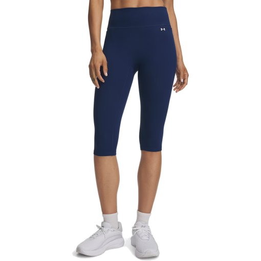 Zdjęcie: Under Armour UA Motion Damskie legginsy Capri - Blackout Navy/White