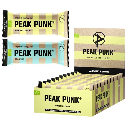 Immagine prodotto da Peak Punk BIO Energy Bar - Barretta di Carboidrati - 15x38g