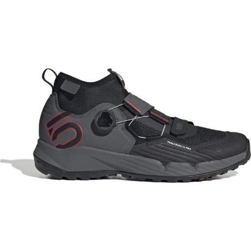 Foto de Five Ten Zapatillas MTB Hombre - Trailcross Pro Clip-In - Grey Five / Core Black / Red