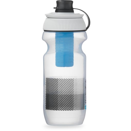Foto de Hydrapak Botella - Breakaway + Filter Cap - 600ml - charcoal/silver/blue
