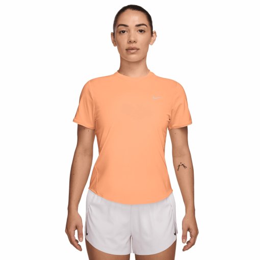 Photo produit de Nike T-Shirt de course Femme - Swift Dri-FIT - orange pulse/reflective silv HM9698-852