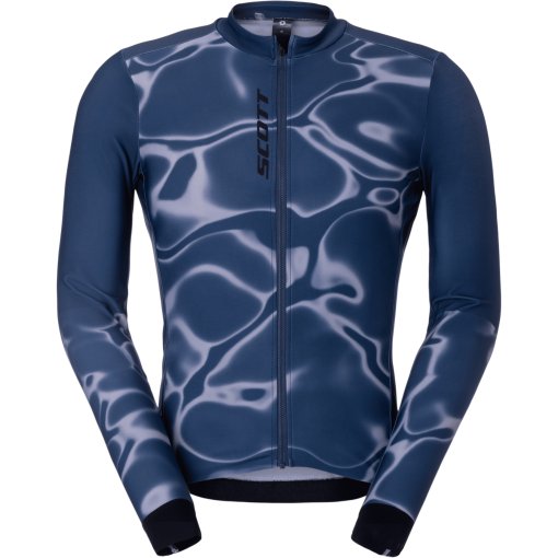 Picture of SCOTT Pro Mid Longsleeve Jersey Men - dusk blue/fog blue
