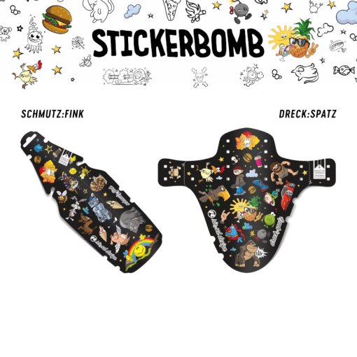 Foto de rie:sel design Juego de mudguard para niños - stickerbomb