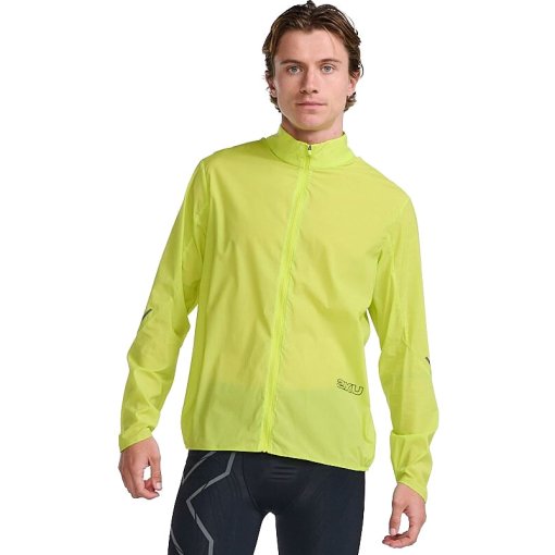 Immagine prodotto da 2XU Giacca da corsa Uomo - Light Speed Ultralight - volt/black reflective