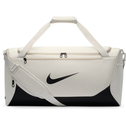 Billede af Nike Brasilia Medium Duffle bag 60 L - light bone/black/black IB4392-072