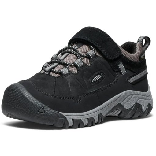 Foto de KEEN Zapatos Niños - Targhee IV Low Waterproof - Black / Steel Grey