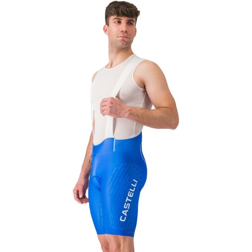Produktbild von Castelli Free Aero Race S Kit Trägerhose Herren - azzurro italia/silver grey 458