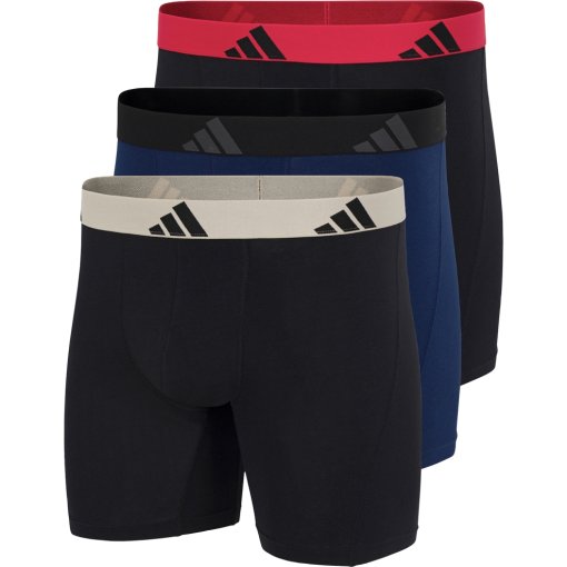 Photo produit de adidas Sports Underwear Active Flex Cotton Boxer Brief Men - 3 Pack - 920 assorted