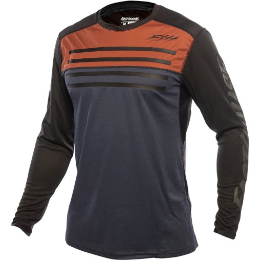 Foto de Fasthouse Maillot de Manga Larga Hombre - Alloy Sidewinder - Rust/Midnight Navy