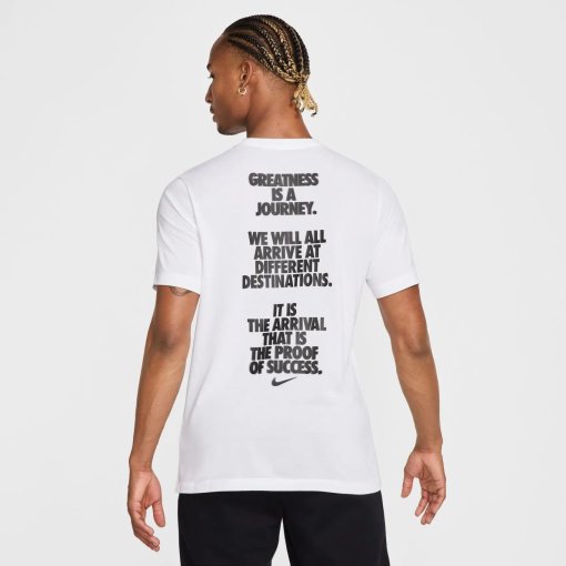 Nike Dri-FIT Verbiage Tee Men - white HJ3613-100 | BIKE24