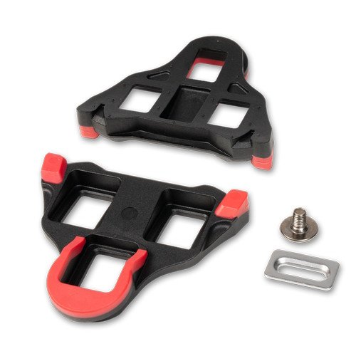 Zdjęcie: ACID Bloki do pedałów SPD-SL 0° - black &#039;n&#039; red