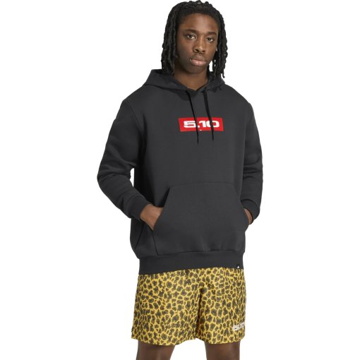 Zdjęcie: Five Ten Logo Sticker Graphic Hoodie Men - Black