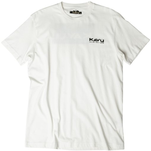 Productfoto van KAVU Klear Above Etch Art T-Shirt Heren - Off White