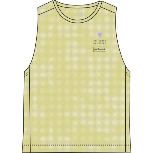 Foto de Maloja Camiseta sin Mangas Mujer - WallbergM. Gravel - moonlight iris grid 1270