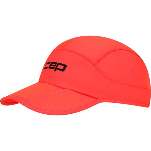 Picture of CEP Core Run Foldable Cap - neon coral