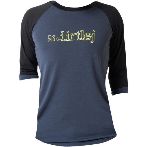 Foto de Dirtlej Maillot 3/4 Hombre - Mountee - steelblue/lime