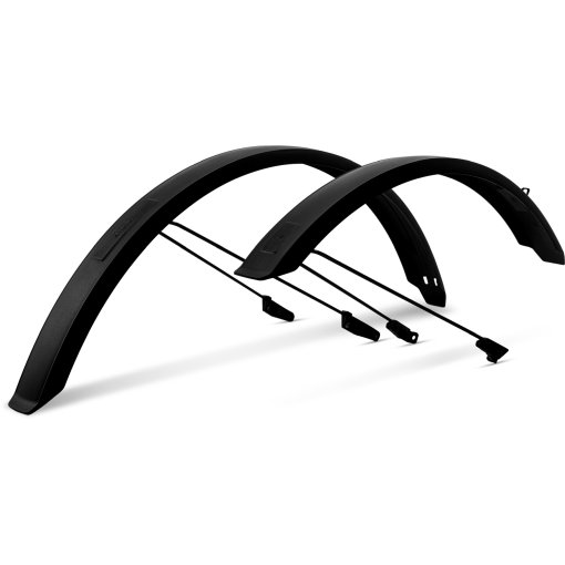 Foto de ACID Mudguard Set MTB 60 26 Inch with Stays - black