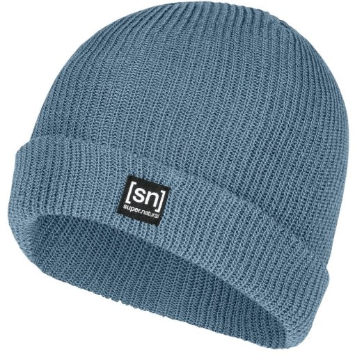 Picture of SUPER.NATURAL Merino Basic Beanie - Stormy Weather