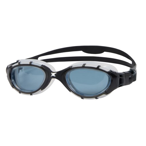 Photo produit de Zoggs Lunettes de Natation - Predator Flex - Regular Fit - Black/Grey - Tint Smoke