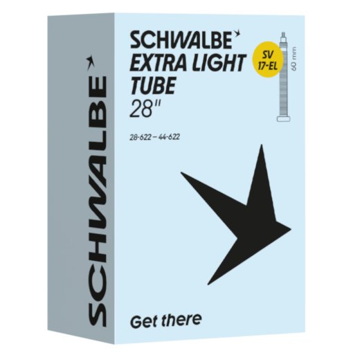 Picture of Schwalbe Inner Tube - No. 17-EL (Extra Light) | 28&quot; - 28/44-622 | SV 60mm